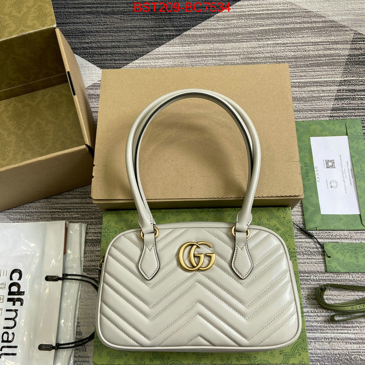 Gucci Bags(TOP)-Marmont customize the best replica ID: BC7534 $: 209USD,