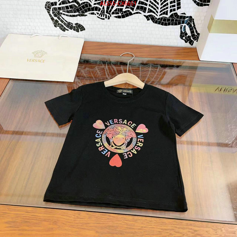 Kids clothing-Versace buy the best high quality replica ID: CX6651 $: 55USD