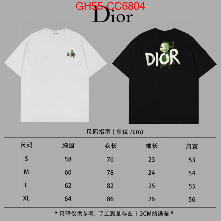 Clothing-Dior fake high quality ID: CC6804 $: 55USD