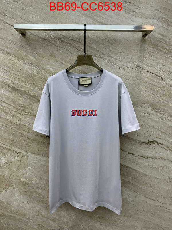 Clothing-Gucci how to start selling replica ID: CC6538 $: 69USD