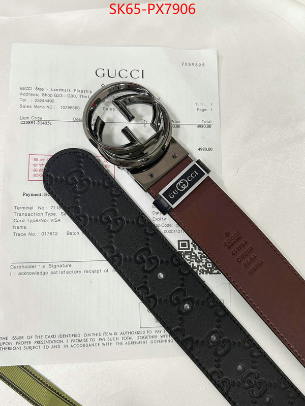 Belts-Gucci top ID: PX7906 $: 65USD