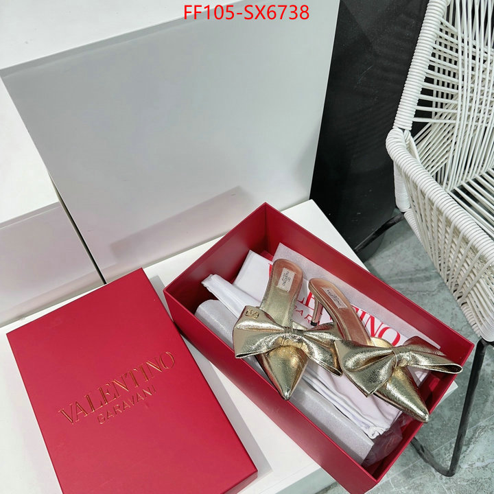 Women Shoes-Valentino perfect quality designer replica ID: SX6738 $: 105USD