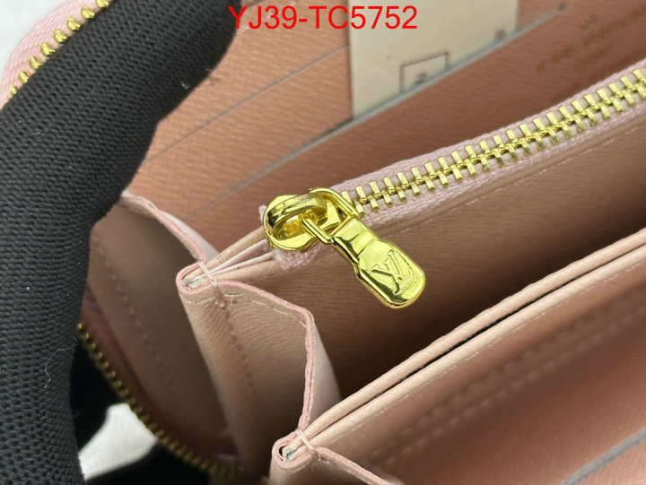 LV Bags(4A)-Wallet 7 star quality designer replica ID: TC5752 $: 39USD,