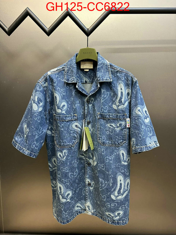 Clothing-Gucci 1:1 ID: CC6822 $: 125USD