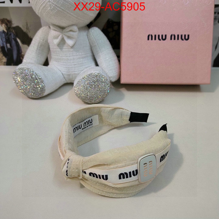 Hair band-MIU MIU 7 star quality designer replica ID: AC5905 $: 29USD