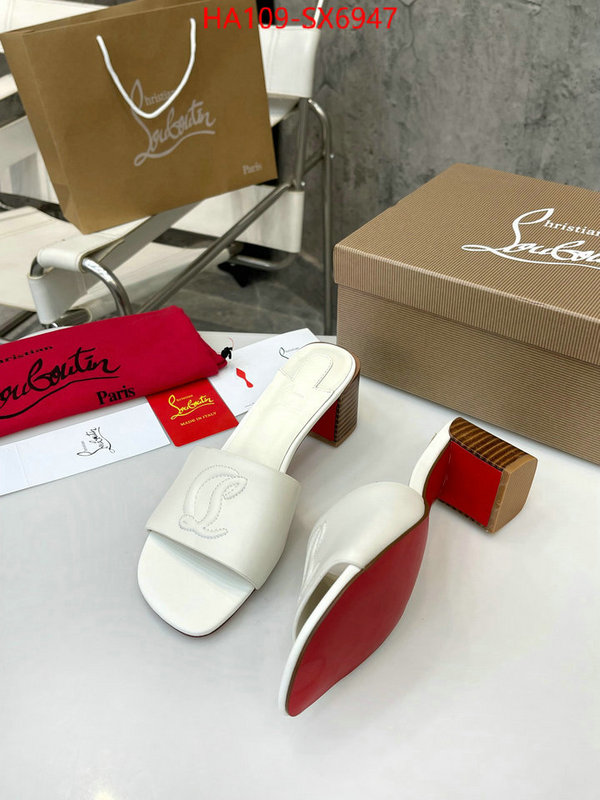 Women Shoes-Christian Louboutin designer fake ID: SX6947 $: 109USD