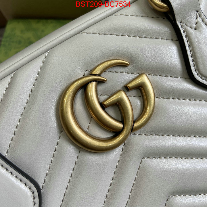 Gucci Bags(TOP)-Marmont customize the best replica ID: BC7534 $: 209USD,