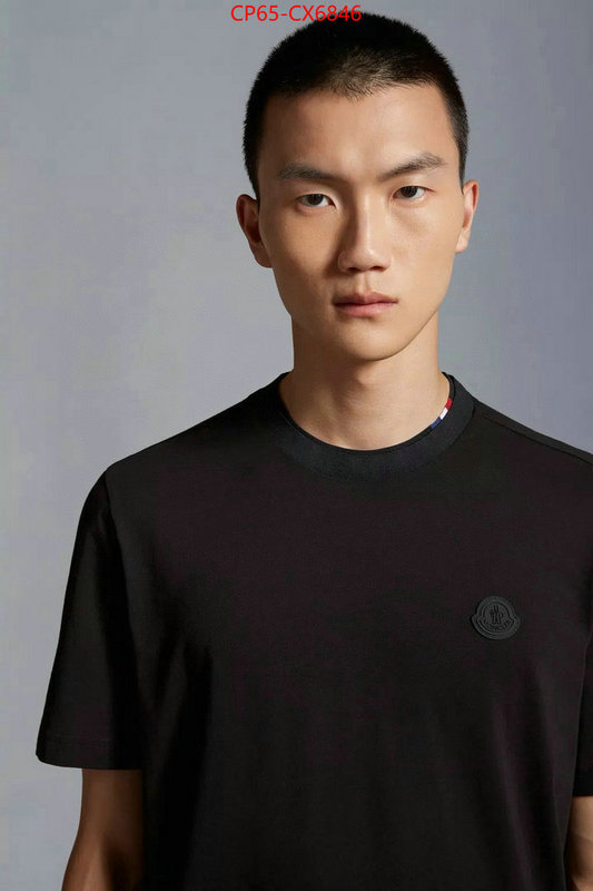 Clothing-Moncler buy top high quality replica ID: CX6846 $: 65USD