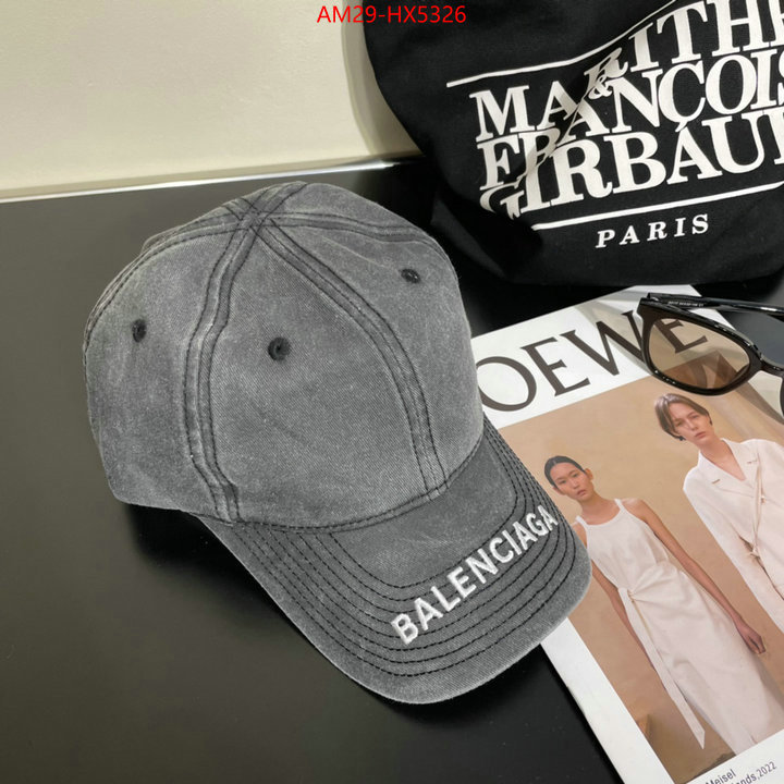 Cap(Hat)-Balenciaga aaaaa ID: HX5326 $: 29USD