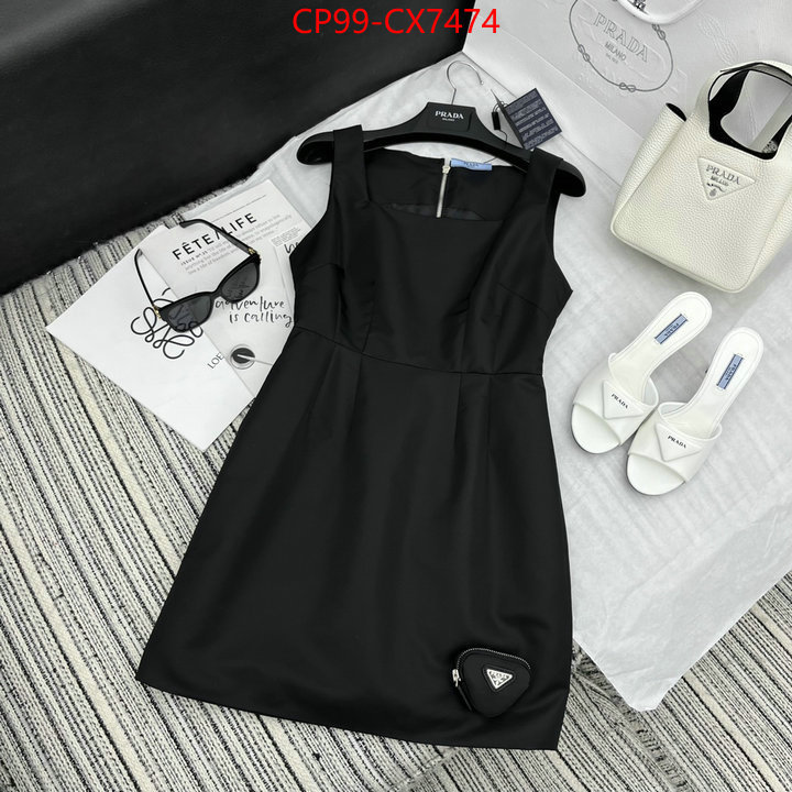 Clothing-Prada top brands like ID: CX7474 $: 99USD