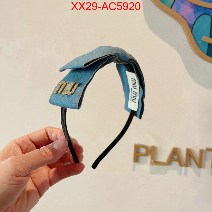 Hair band-MIU MIU where can i find ID: AC5920 $: 29USD