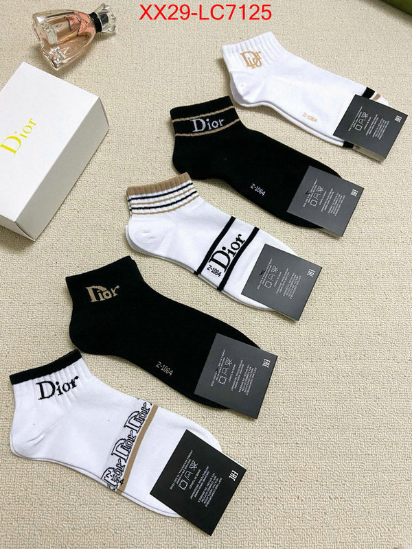 Sock-Dior copy ID: LC7125 $: 29USD
