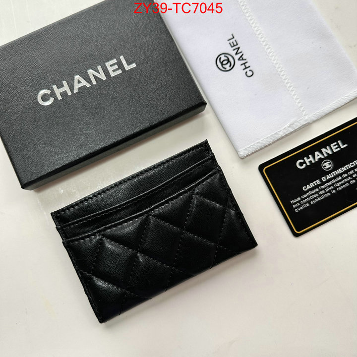 Chanel Bags(4A)-Wallet- top quality replica ID: TC7045 $: 39USD,