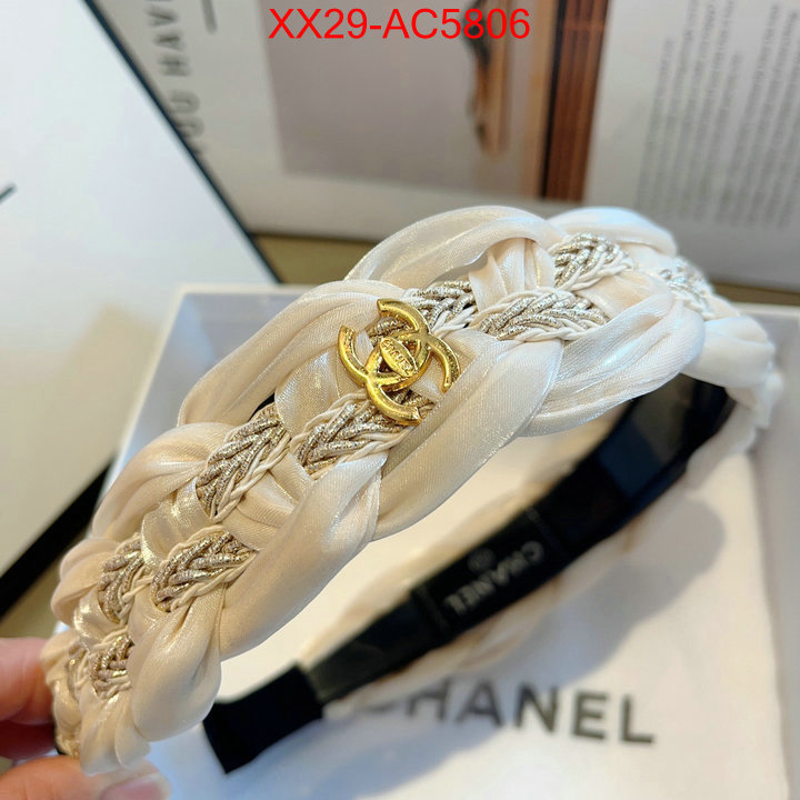 Hair band-Chanel luxury shop ID: AC5806 $: 29USD