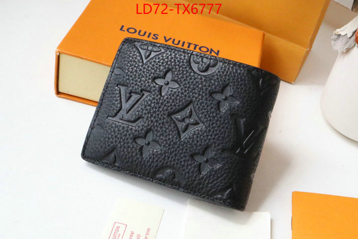 LV Bags(TOP)-Wallet where can i find ID: TX6777 $: 72USD,