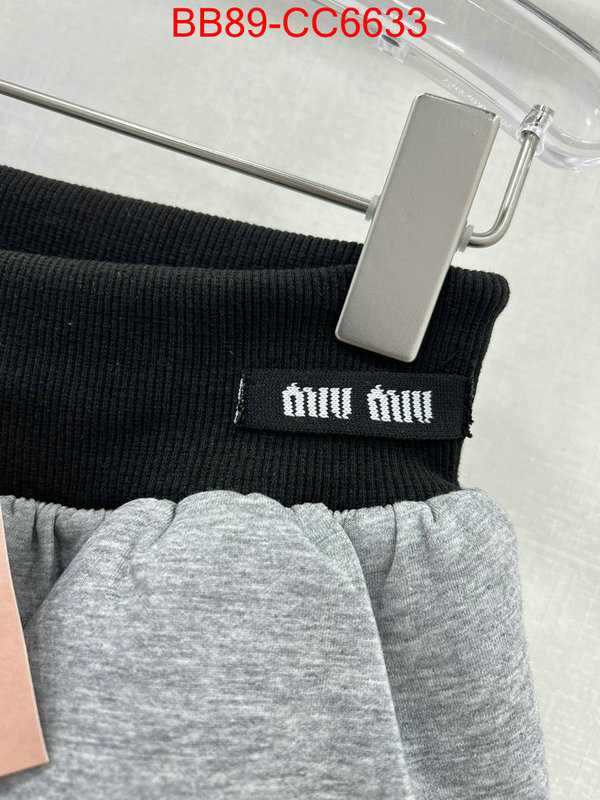 Clothing-MIU MIU shop designer replica ID: CC6633 $: 89USD