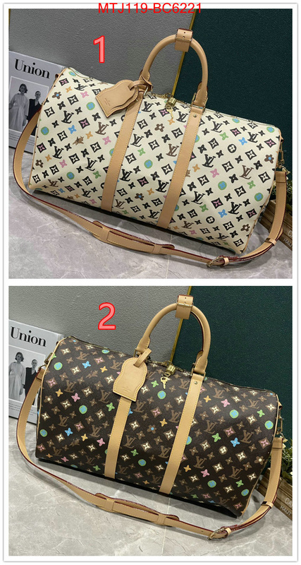 LV Bags(4A)-Keepall BandouliRe 45-50- supplier in china ID: BC6221 $: 119USD,