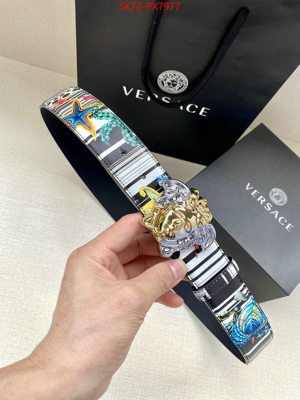 Belts-Versace replica aaaaa designer ID: PX7977 $: 72USD