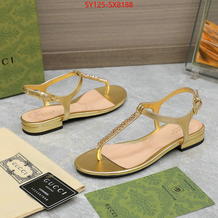 Women Shoes-Gucci outlet 1:1 replica ID: SX8188 $: 125USD