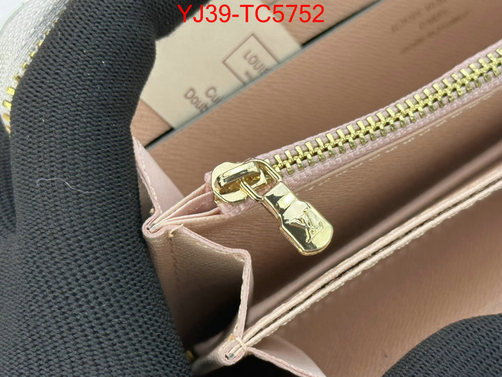 LV Bags(4A)-Wallet 7 star quality designer replica ID: TC5752 $: 39USD,