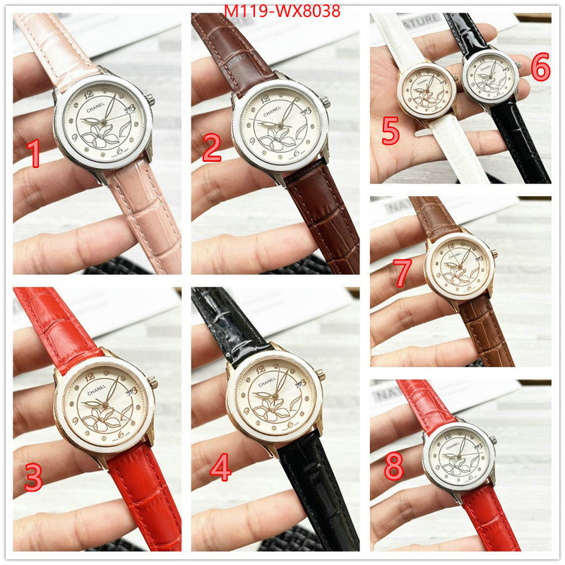 Watch(4A)-Chanel same as original ID: WX8038 $: 119USD