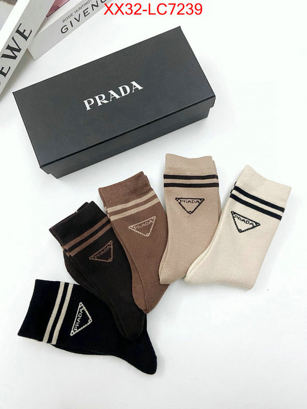 Sock-Prada buying replica ID: LC7239 $: 32USD