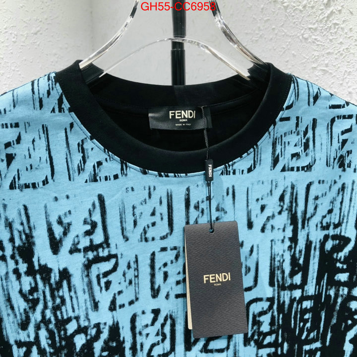 Clothing-Fendi luxury cheap replica ID: CC6958 $: 55USD