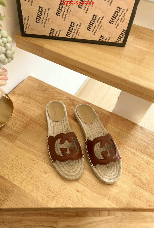 Women Shoes-Gucci best quality fake ID: SX6983 $: 79USD