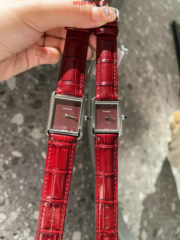 Watch(4A)-Cartier the highest quality fake ID: WX9515 $: 109USD