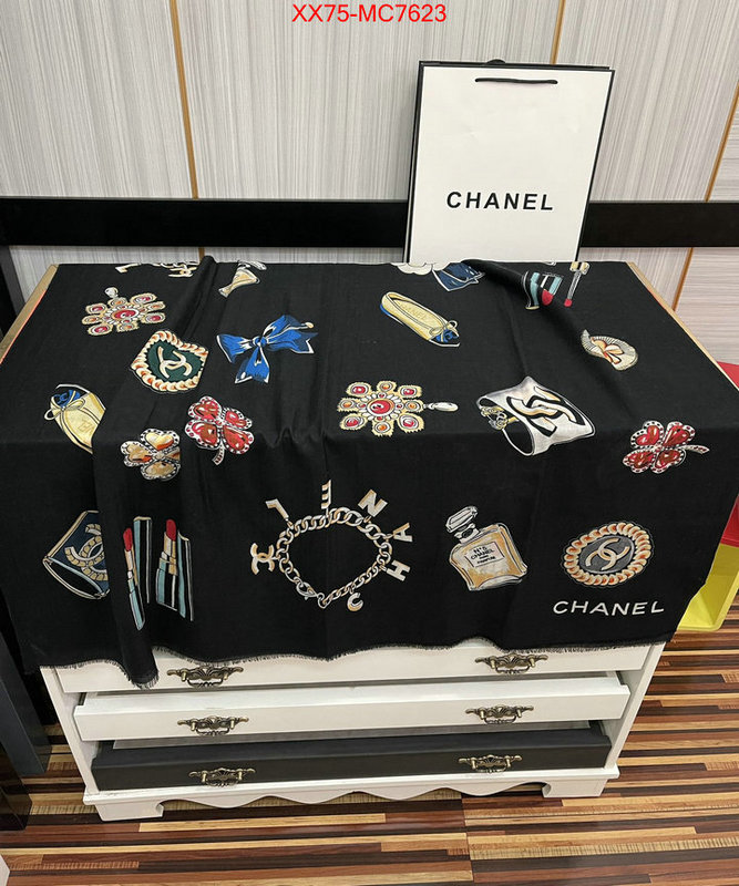 Scarf-Chanel replica for cheap ID: MC7623 $: 75USD