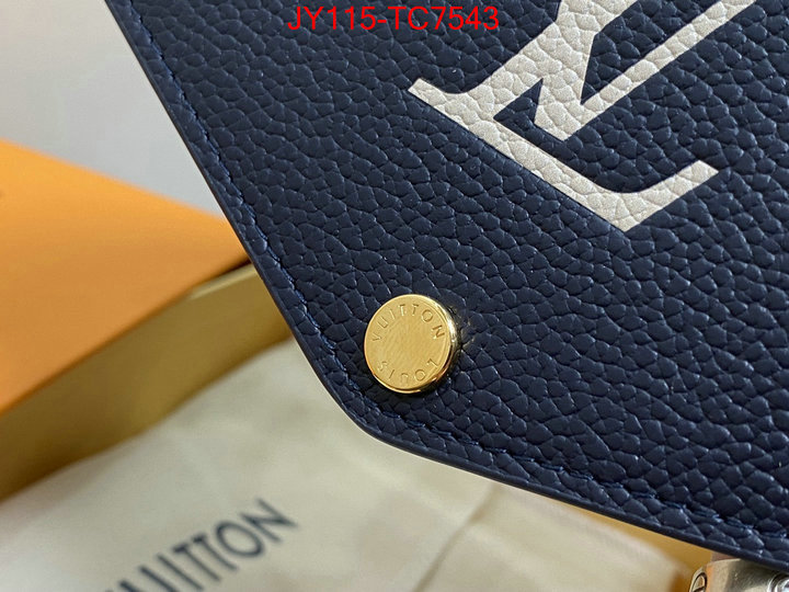 LV Bags(TOP)-Wallet designer ID: TC7543 $: 115USD,