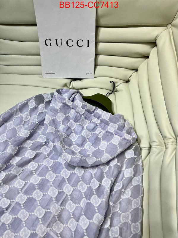 Clothing-Gucci same as original ID: CC7413 $: 125USD