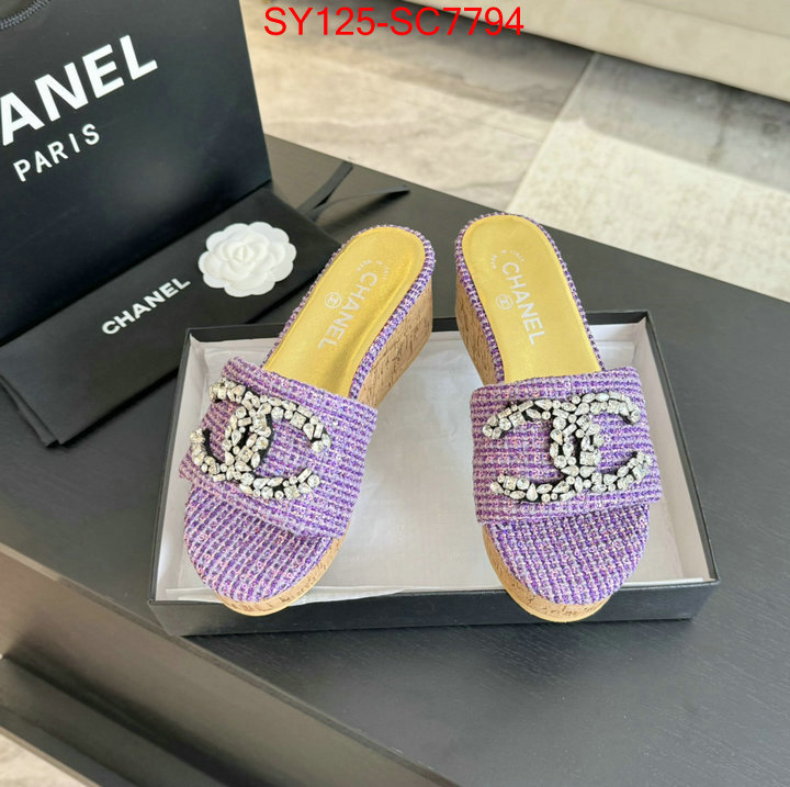 Women Shoes-Chanel brand designer replica ID: SC7794 $: 125USD