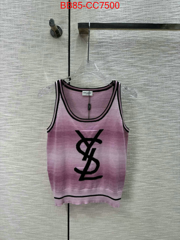 Clothing-YSL luxury shop ID: CC7500 $: 85USD