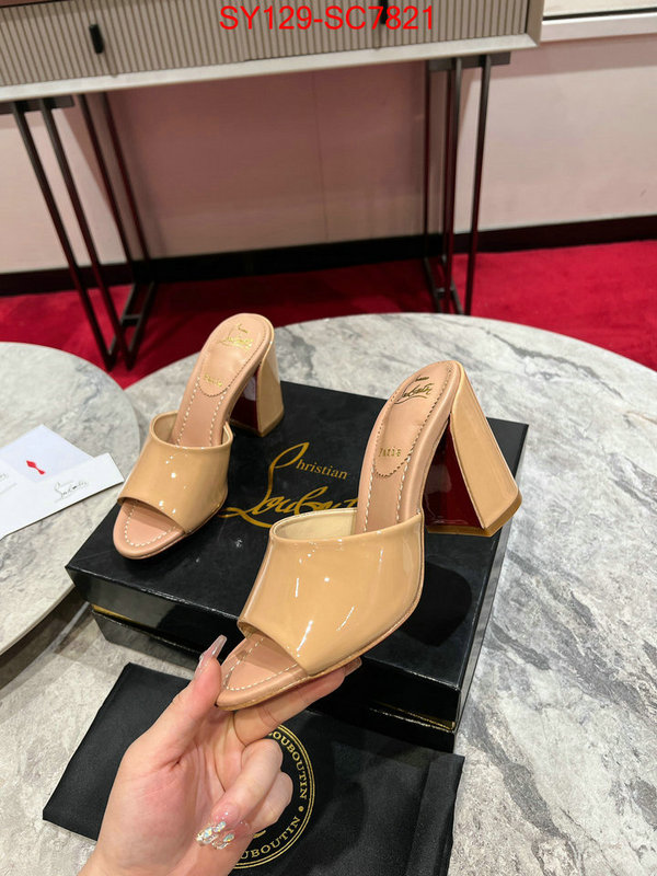 Women Shoes-Christian Louboutin practical and versatile replica designer ID: SC7821 $: 129USD