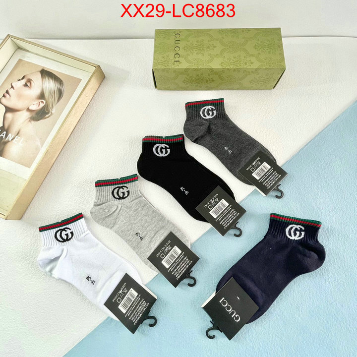 Sock-Gucci where to buy high quality ID: LC8683 $: 29USD