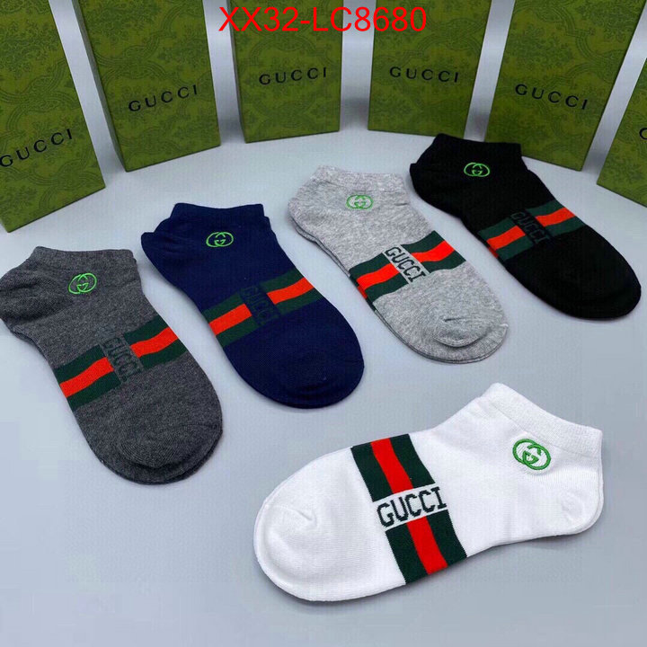 Sock-Gucci perfect replica ID: LC8680 $: 32USD