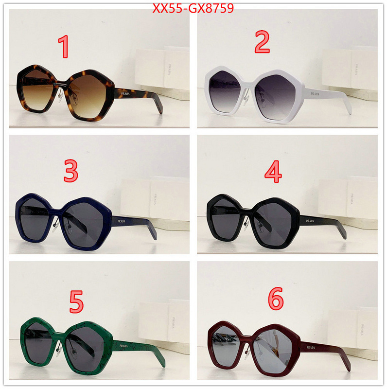 Glasses-Prada top designer replica ID: GX8759 $: 55USD