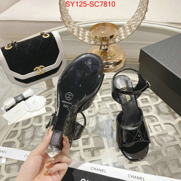 Women Shoes-Chanel sell online ID: SC7810 $: 125USD