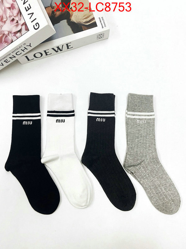 Sock-Miu Miu designer fashion replica ID: LC8753 $: 32USD