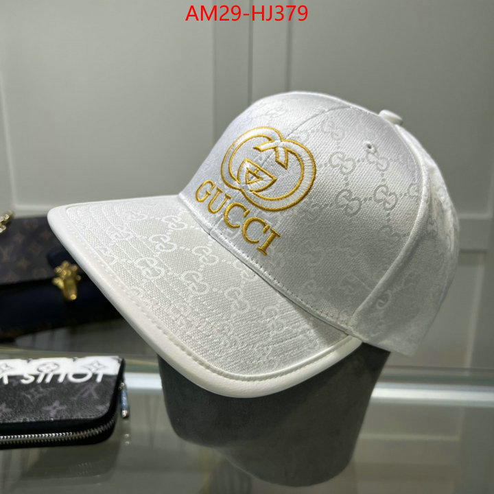 Cap(Hat)-Gucci buy cheap replica ID: HJ379 $: 29USD