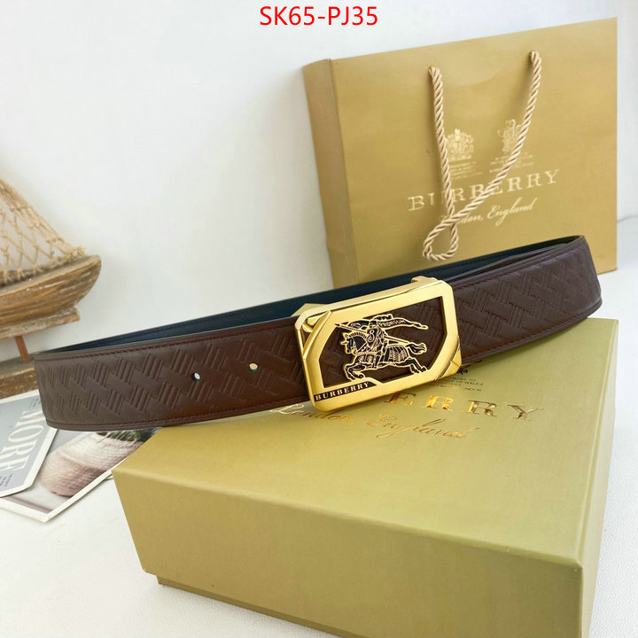 Belts-Burberry best quality fake ID: PJ35 $: 65USD