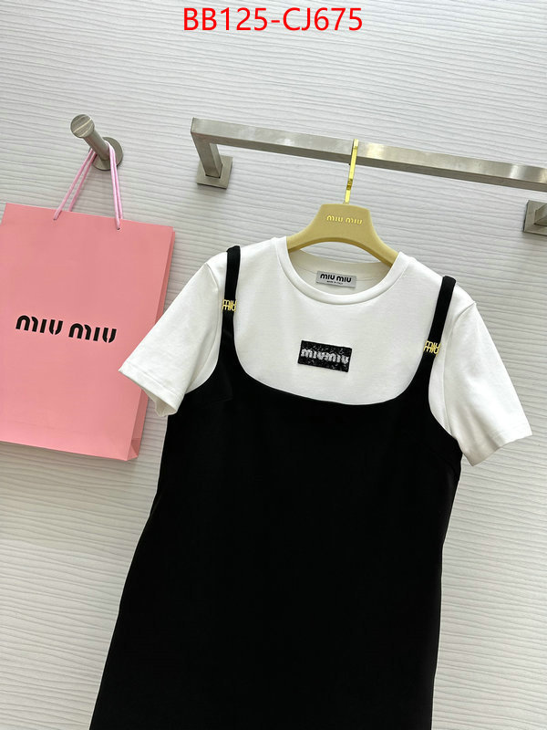 Clothing-MIU MIU fake cheap best online ID: CJ675 $: 125USD