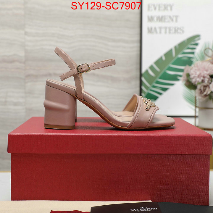 Women Shoes-Valentino designer high replica ID: SC7907 $: 129USD