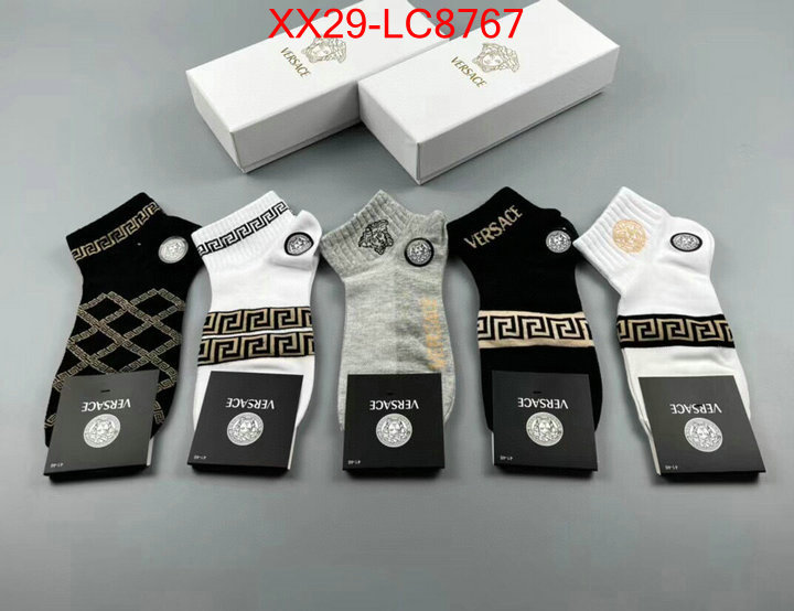 Sock-Versace designer replica ID: LC8767 $: 29USD