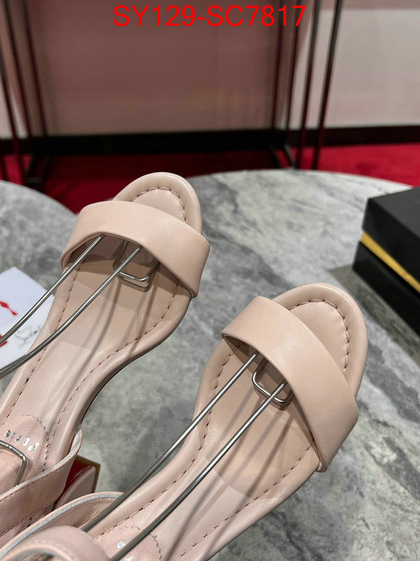 Women Shoes-Christian Louboutin top 1:1 replica ID: SC7817 $: 129USD