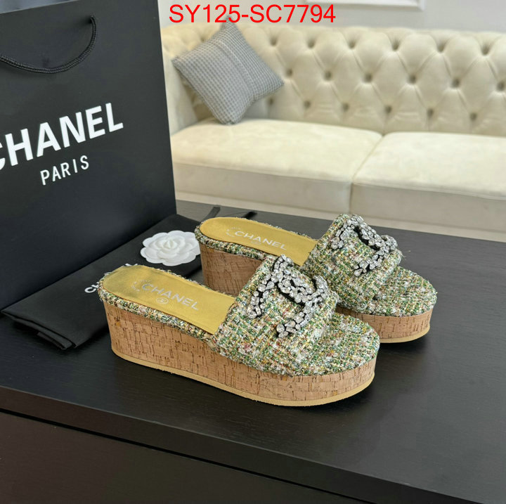 Women Shoes-Chanel brand designer replica ID: SC7794 $: 125USD