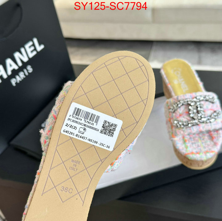 Women Shoes-Chanel brand designer replica ID: SC7794 $: 125USD