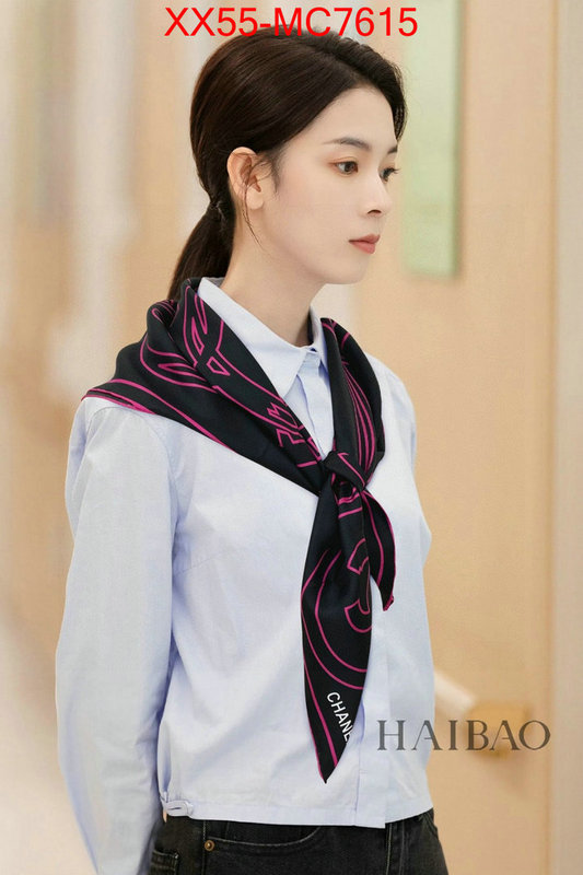 Scarf-Chanel designer ID: MC7615 $: 55USD