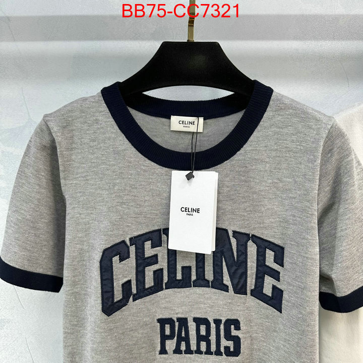 Clothing-Celine replicas buy special ID: CC7321 $: 75USD